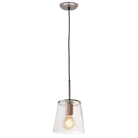 ELK HOME Netta 8'' Wide 1-Light Mini Pendant - Satin Nickel 96114/1